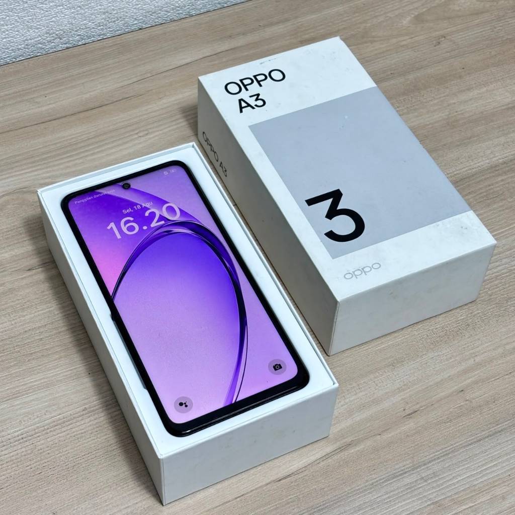 HP OPPO A3 4G 8/128 Second LikeNew 50MP Baterai 5100 mAh