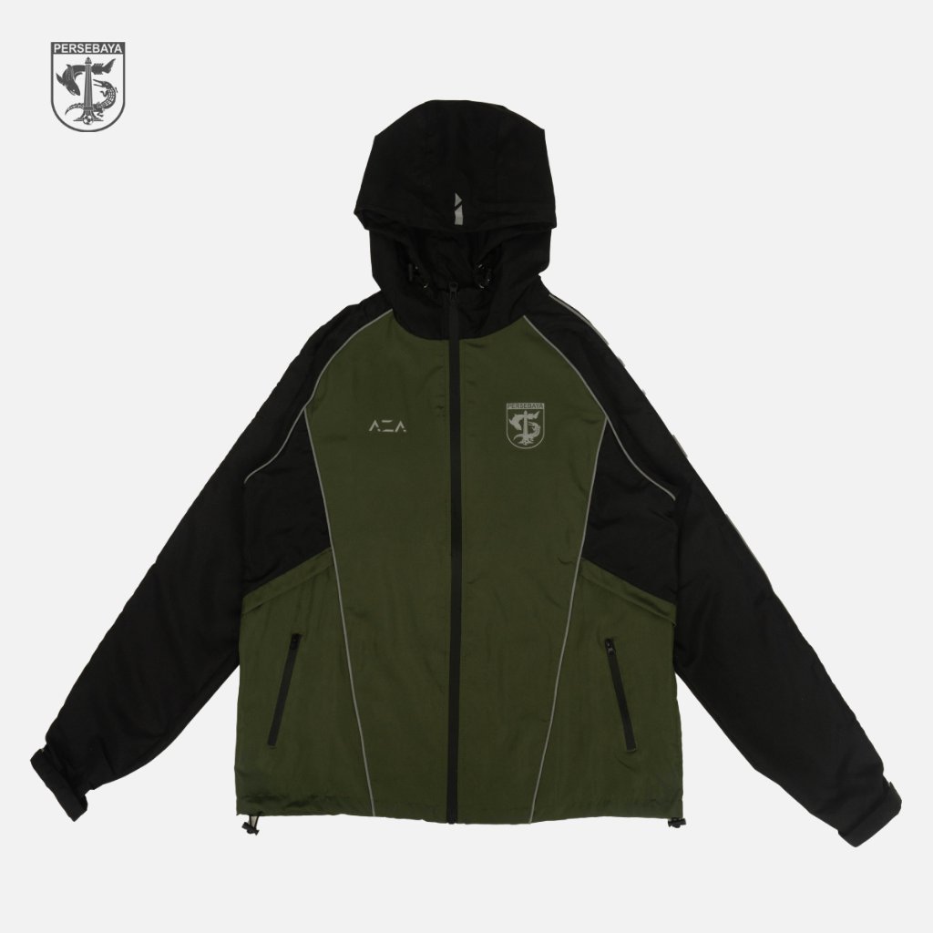 Jaket Windbreaker Persebaya Performance - Green | Persebaya Store