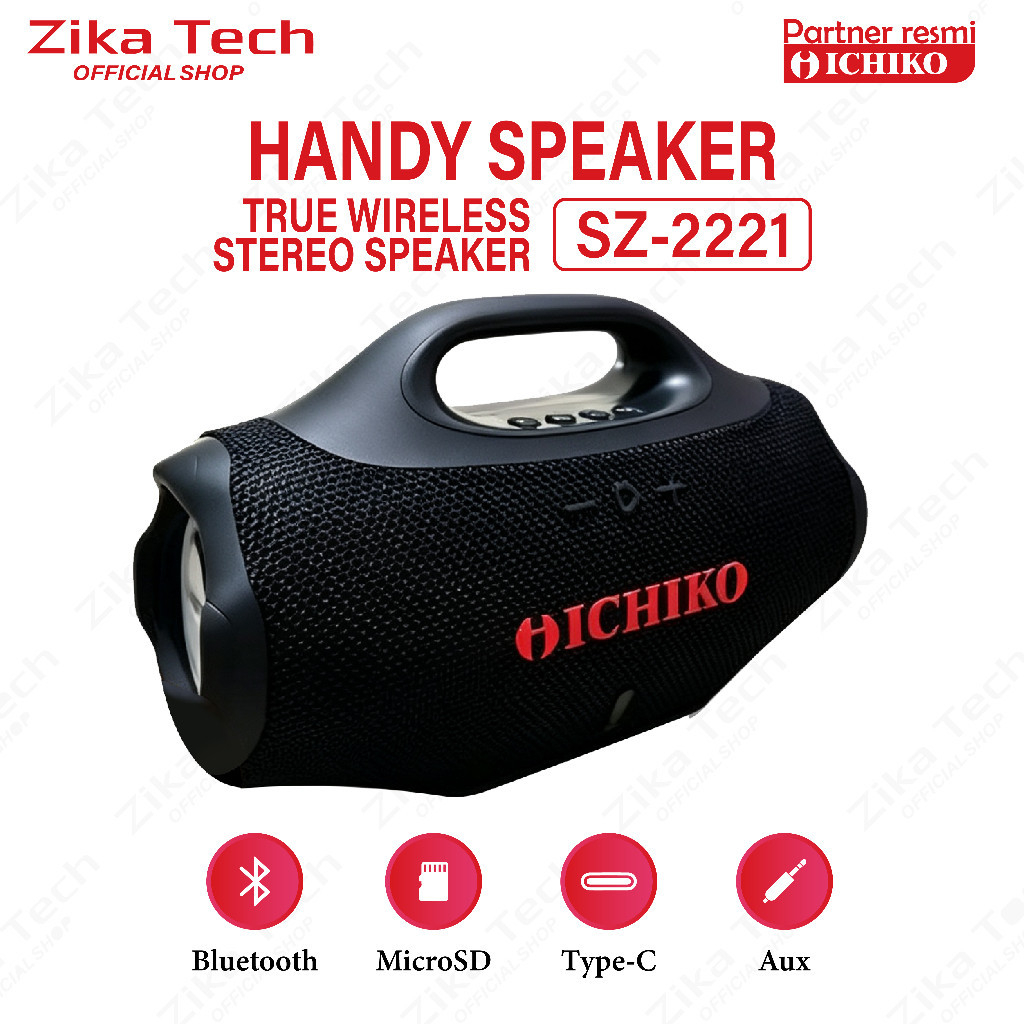 ICHIKO SZ-2221 Speaker Bluetooth Portable Bass