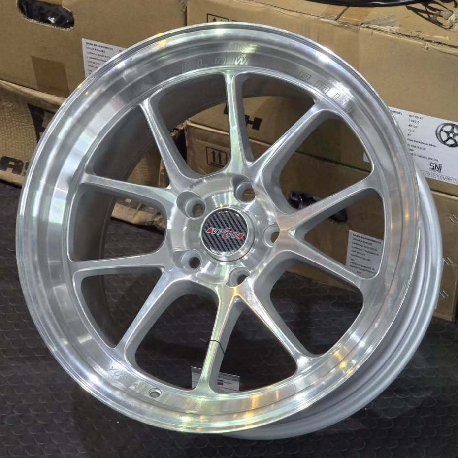 Velg R18 Mobil Venturer Reborn Zenex Civic Rep.Lenso Venom 6 Ring 18 Lebar 9,5 ET 22 PCD 5x114.3 Ful