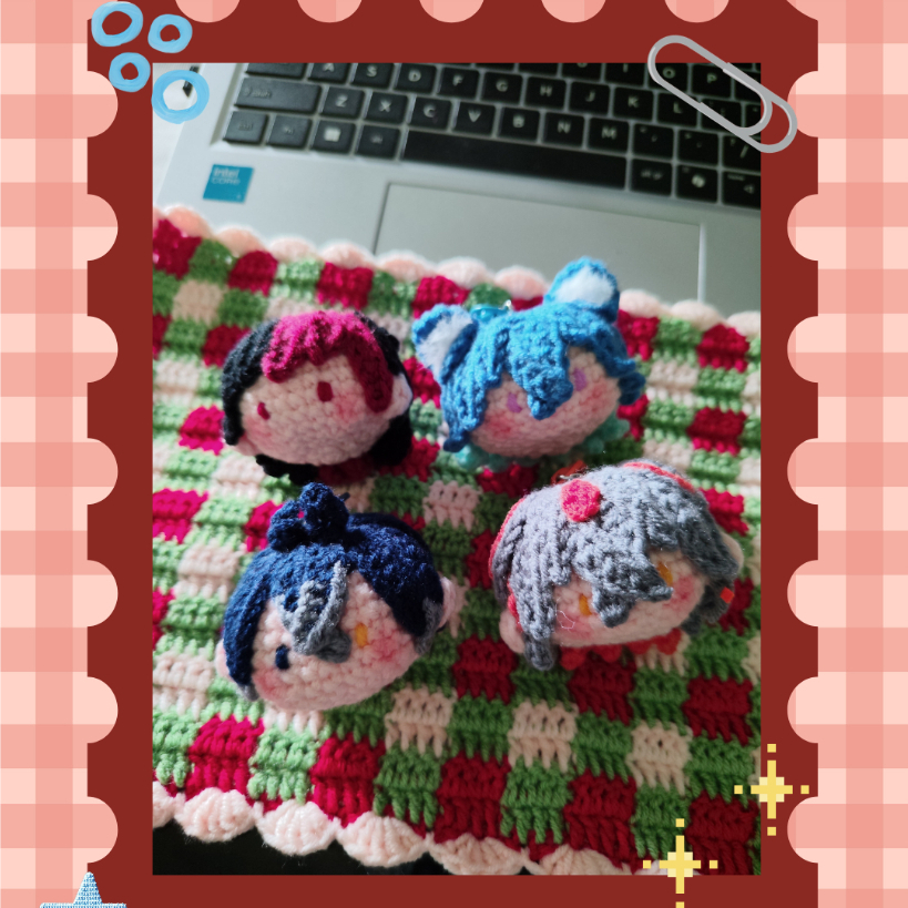 Hikary.crochet [Vtuber Chibi.ver] boneka| keychain| figure