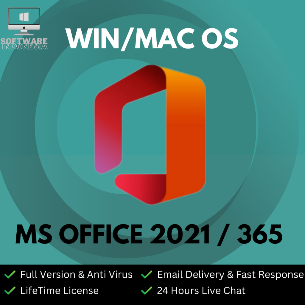 Microsoft Office 2024 | 2021 | 2019 | 365 | Windows/ Mac OS Key Lisensi - ORIGINAL