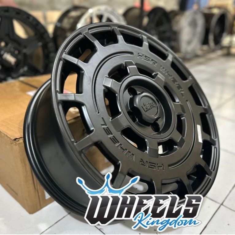 VELG R17 HSR MENTAWAI PCD 4X100 VELG RALLY RAIZE JAZZ MOBILIO YARIS RING 17