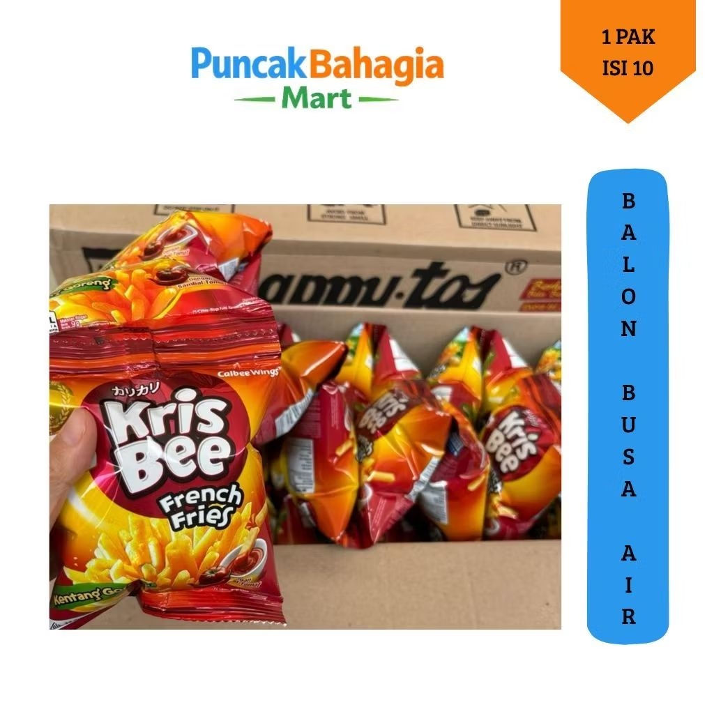 KRISS BEE KENTANG GORENG 9GR (ISI 10PCS)