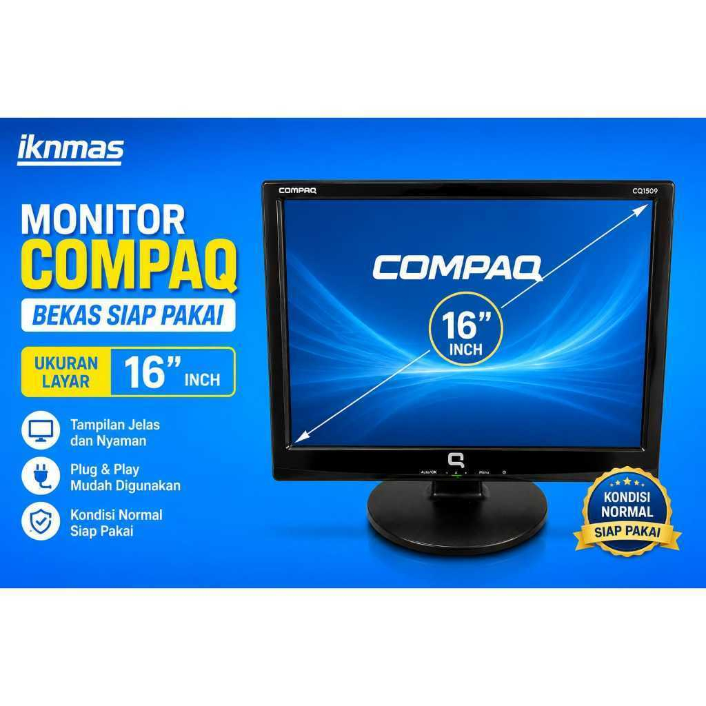 monitor Compaq bekas