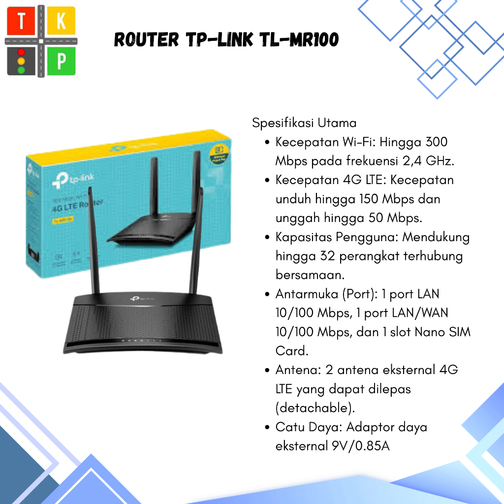 ROUTER TP-LINK TL-MR100