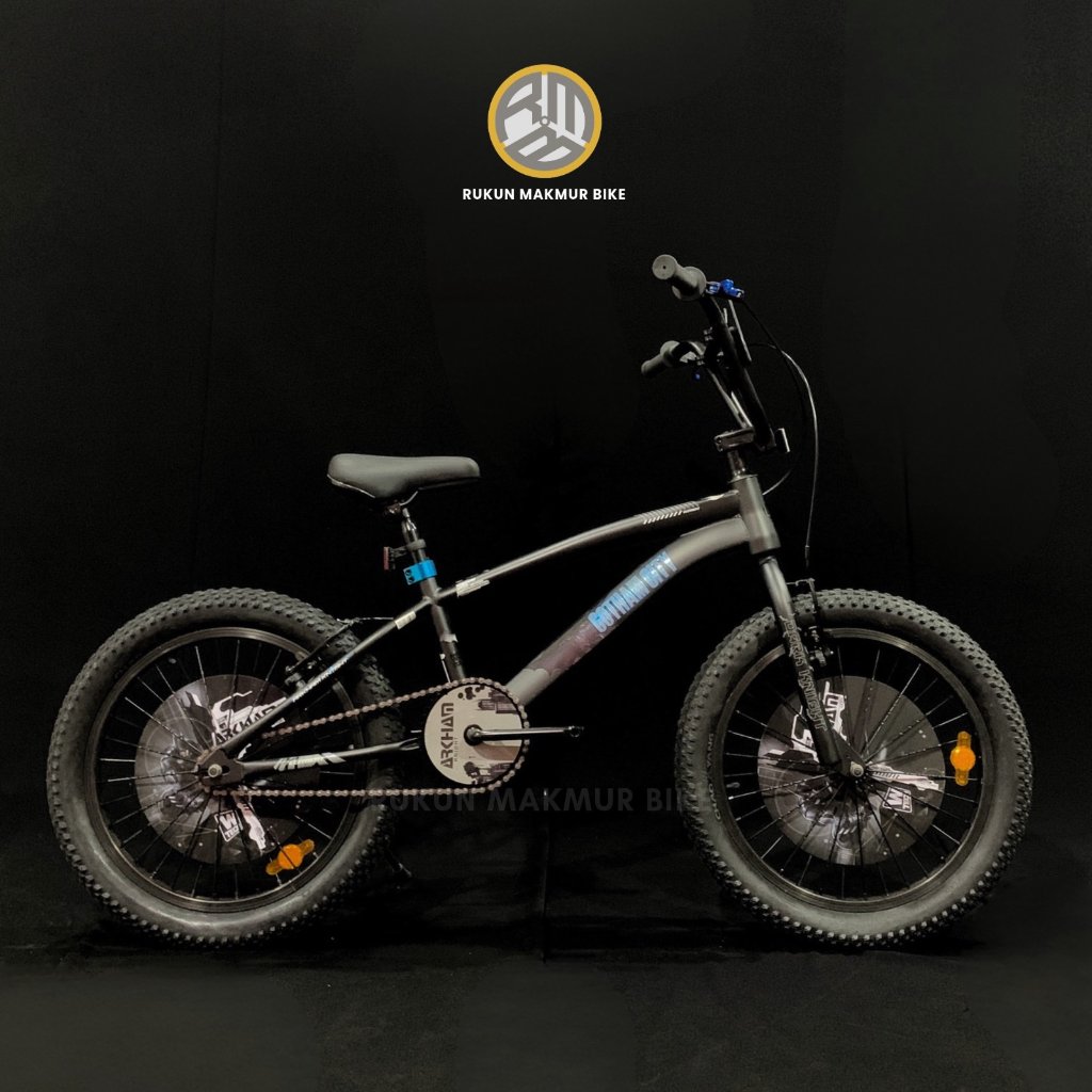 Sepeda BMX 20 Inch Element Batman Arkham Ban besar 3.00 Frame Steel - New Original