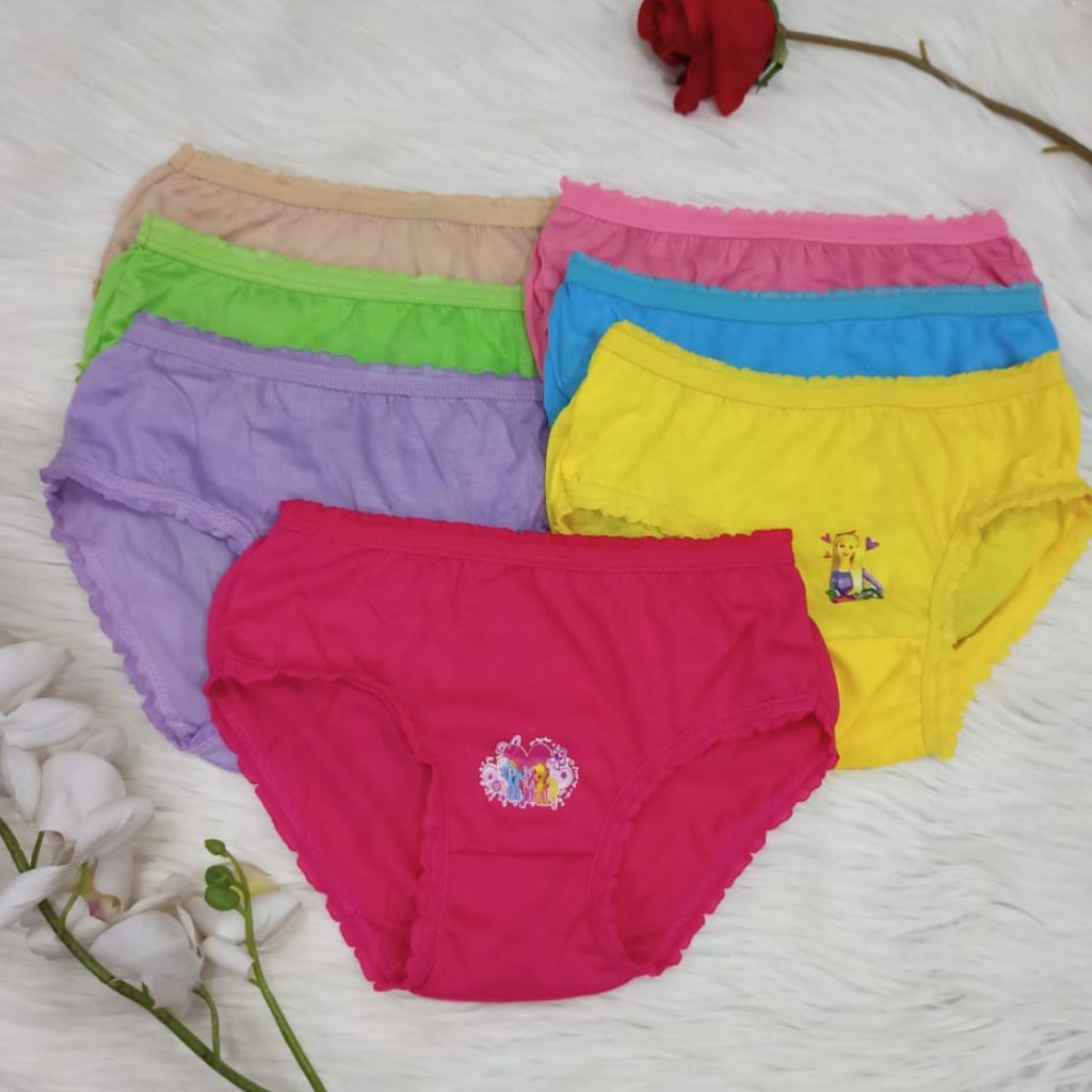 CD Anak Motif Renda  /Sempak Anak Cewek Motif Cantik  / CD Kerut 605