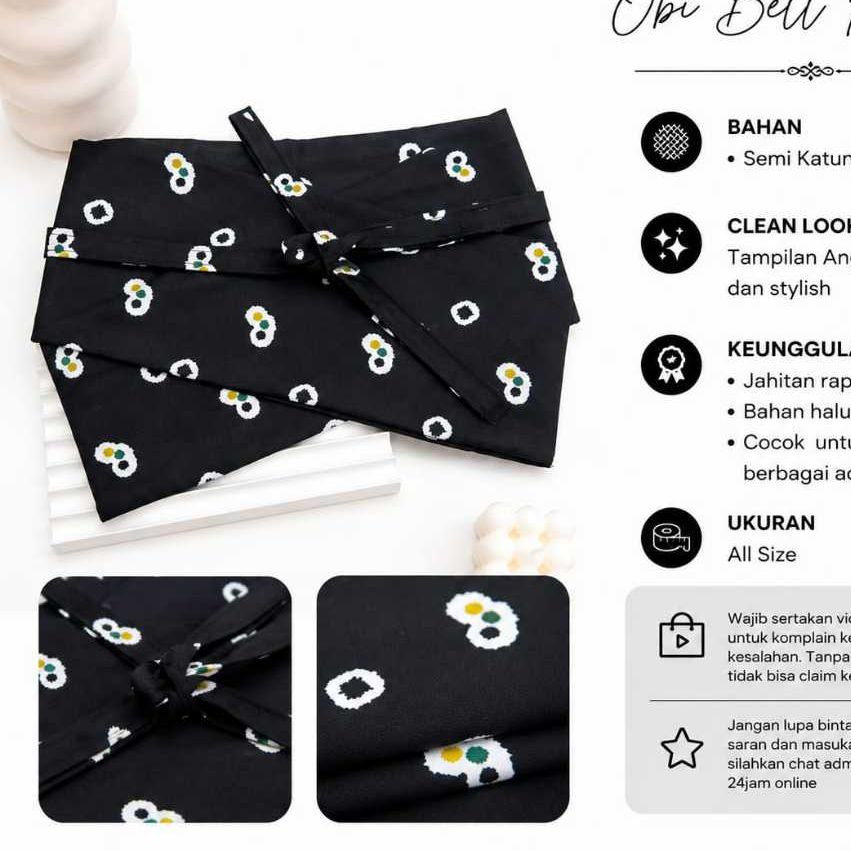 Obi Belt Wanita Angkin | Sabuk Kebaya Tradisional Untuk Kondangan & Acara