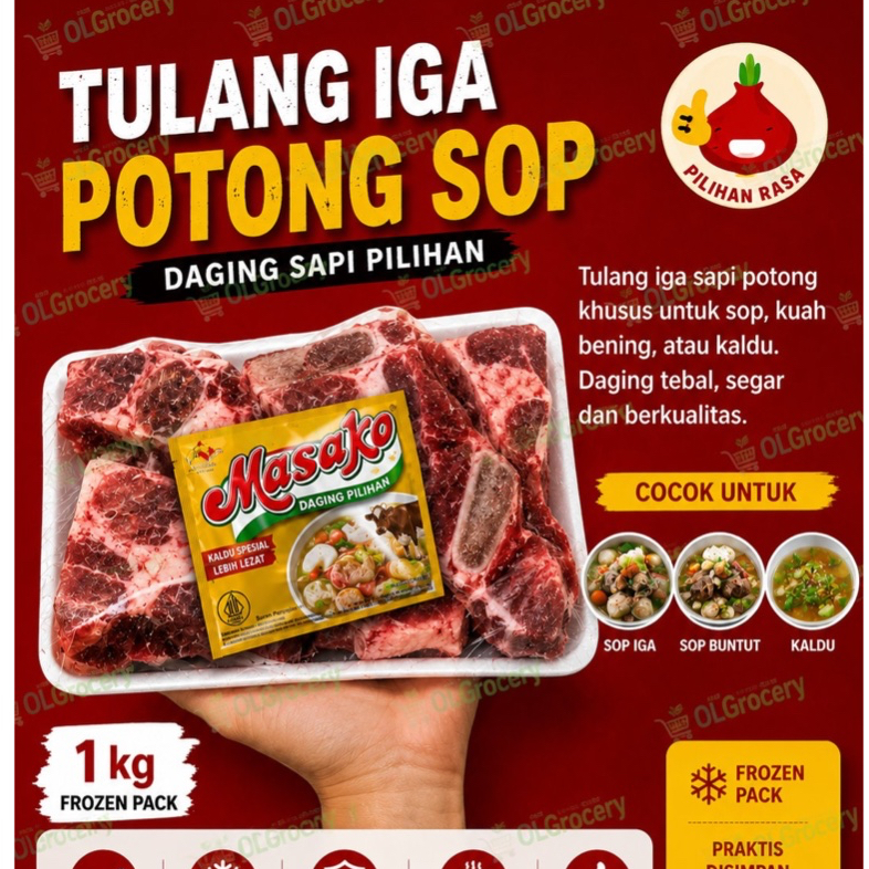 Iga Sapi 1kg