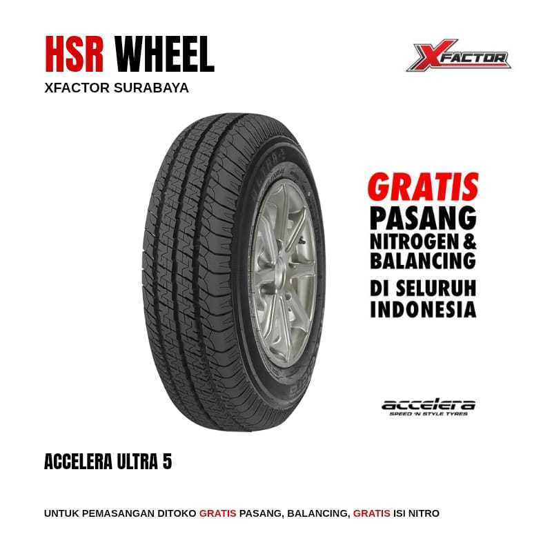 Ban Mobil ACCELERA ULTRA5 WLW 205 75 R14 Produksi Terbaru Gratis Pasang Ditoko