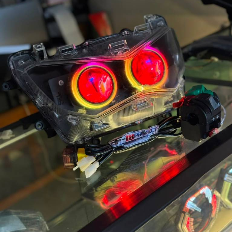 Lampu Biled AES custom - Yamaha NMax NEW ( DOUBLE BILED )