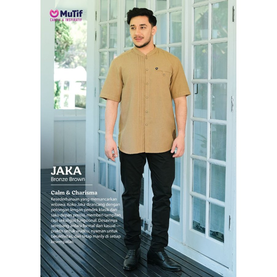 ATASAN KOKO JAKA BRONZE BROWN / MUTIF PROMO / MUTIF KOKO / ATASAN PROMO /KOKO MUTIF