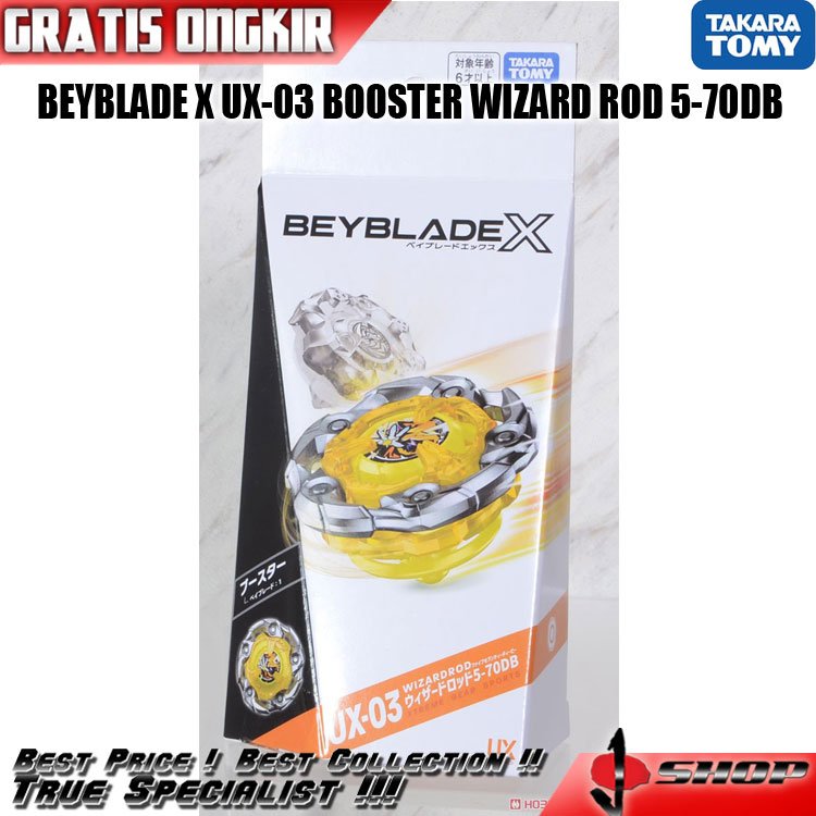 BEYBLADE X UX-03 BOOSTER WIZARD ROD 5-70DB