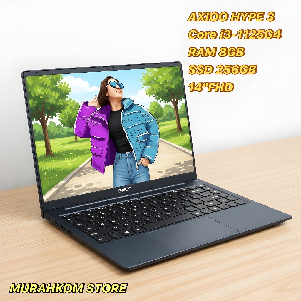 AXIOO HYPE 3 G11 CORE i3-1125G4 8GB SSD 256GB 14"FHD IPS WINDOWS 11