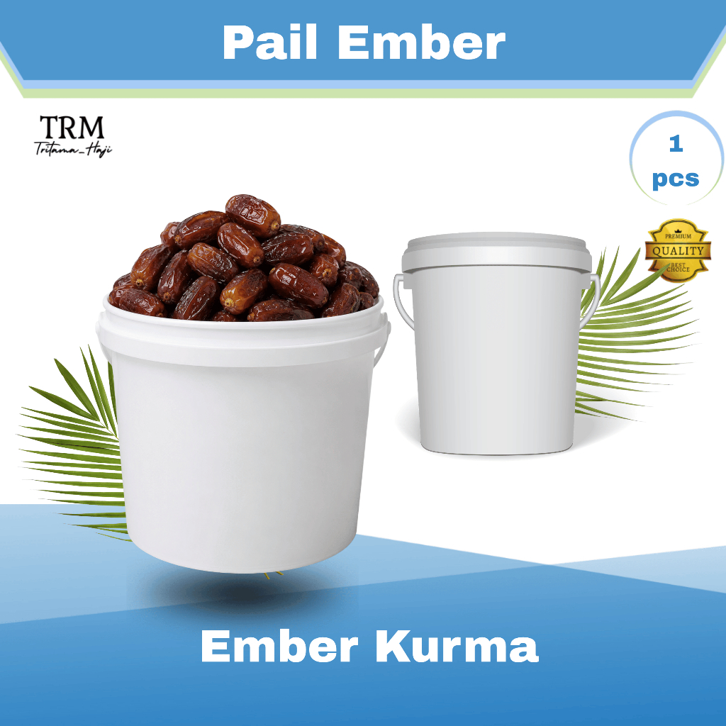 Pail Ember 1kg / Ember Kurma 1kg / Wadah Korma 1kg Sukari Sukkari Al qassim