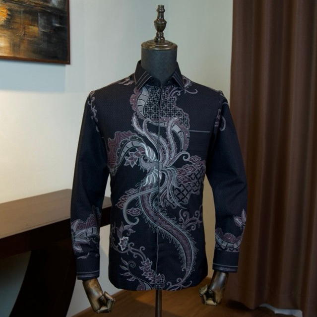 Nusakara - RENDY BATIK | Kemeja Batik Pria Katun India Lengan Panjang Exclusive Elegan Formal