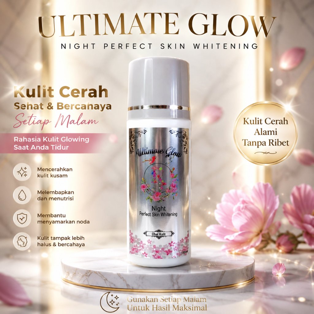 BODY LOTION / HB ULTIMATE GLOW 7X DOSIS NIGTH EXTRA LOTION WHITENING PEMUTIH BADAN