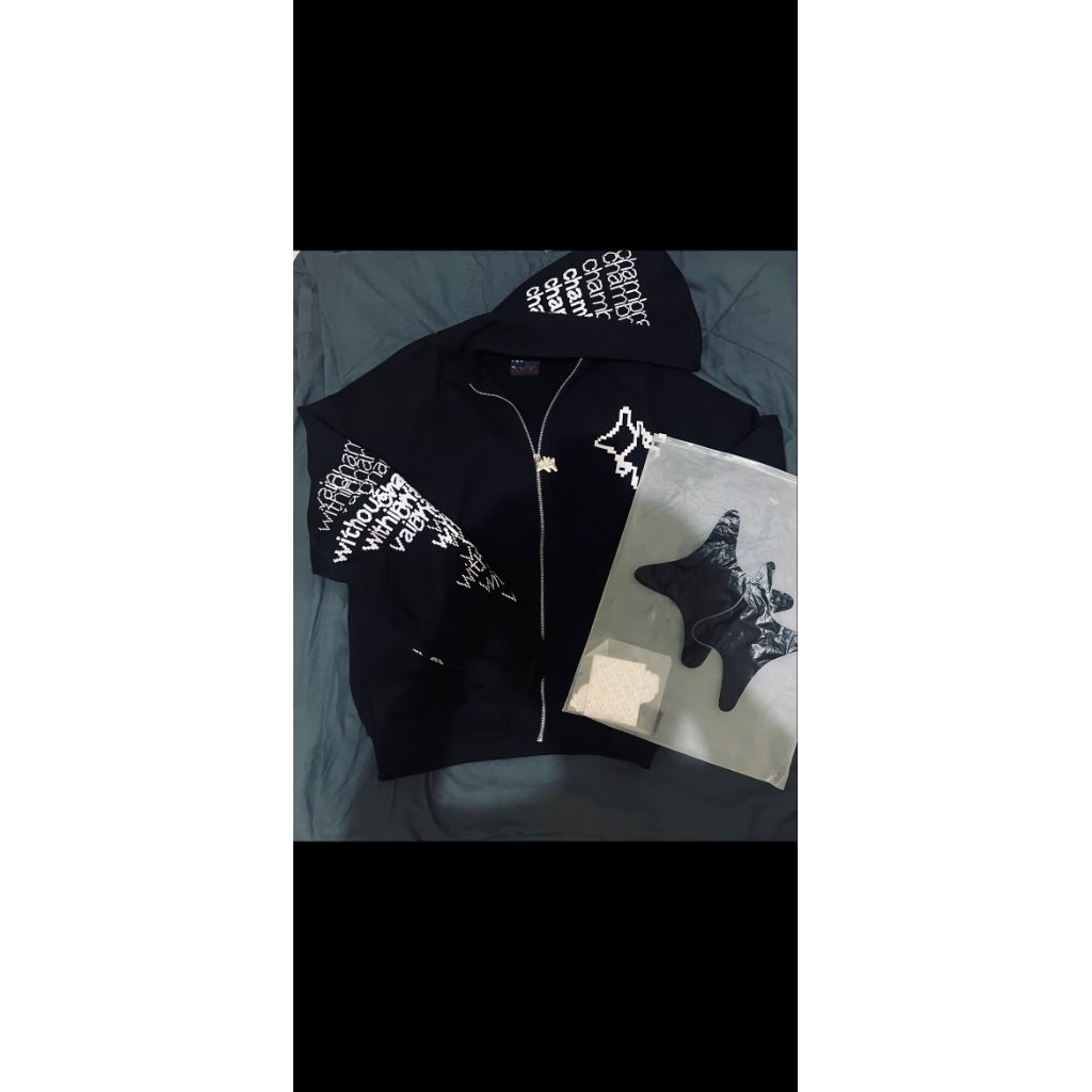 zipper hitam chmb