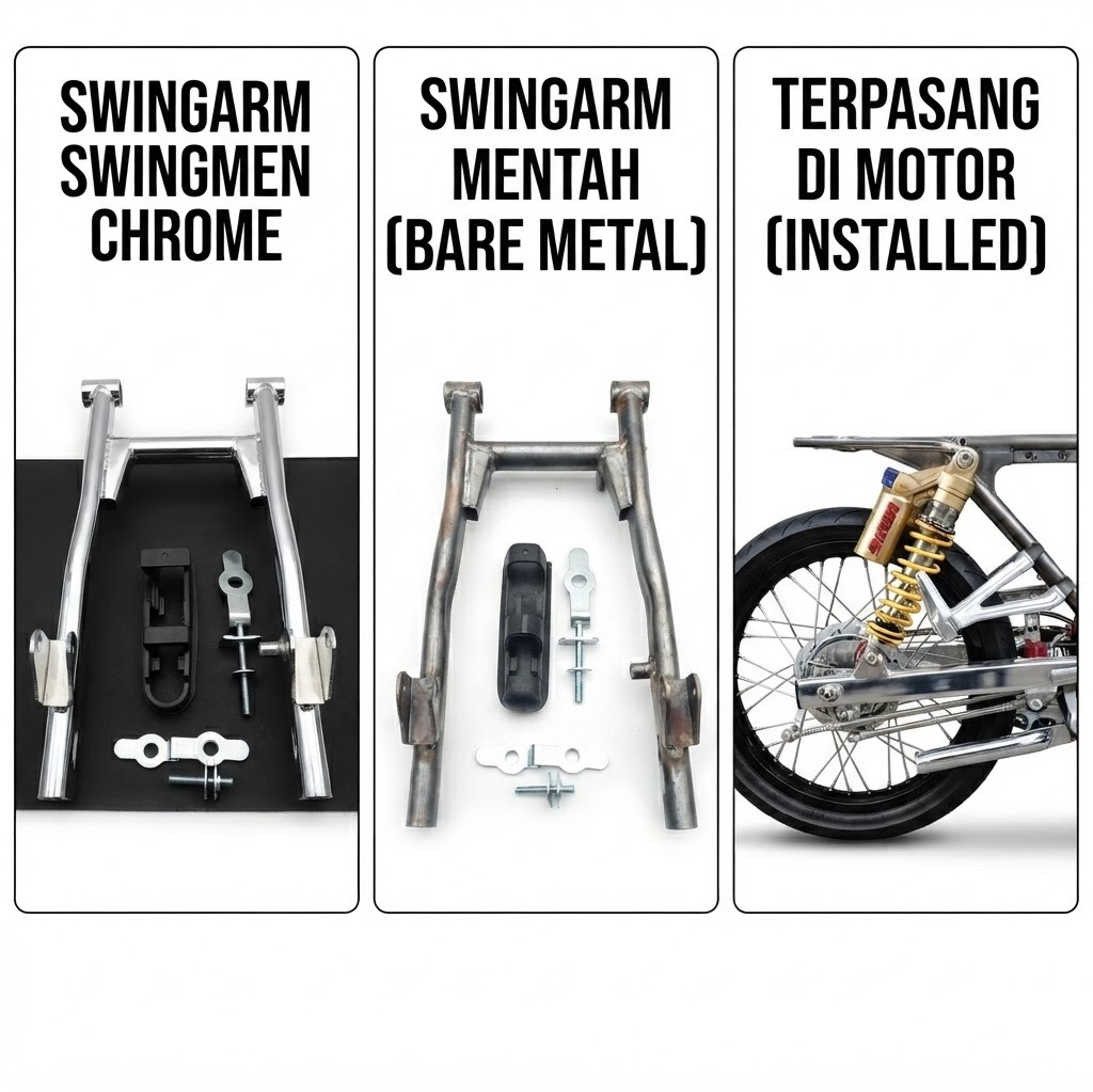swing arm cb model k2r new besi /swing arm cb dan gl100 model k2r besi