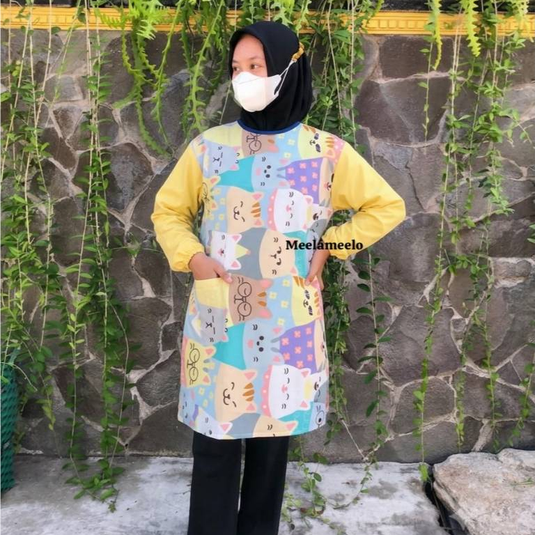 Medical Gown Reusable (Motif Medis) Pediatric Surgical APD Dokter Baju Medis APD | APD Gigi