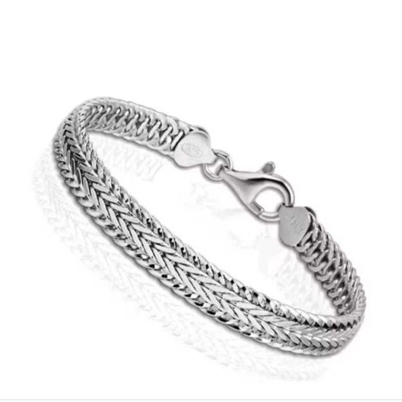 gelang titanium pria wanita model sisik naga ukir 100% ORIGINAL