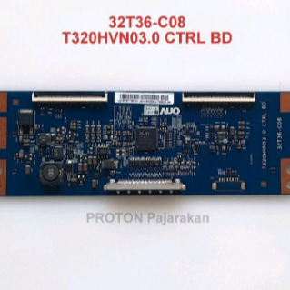 Tikon layar LED TV Samsung UA32F5000 UA32F5000AM UA32F5000AMXXY Tcon Display AUO 32T36-C08 T320HVN03