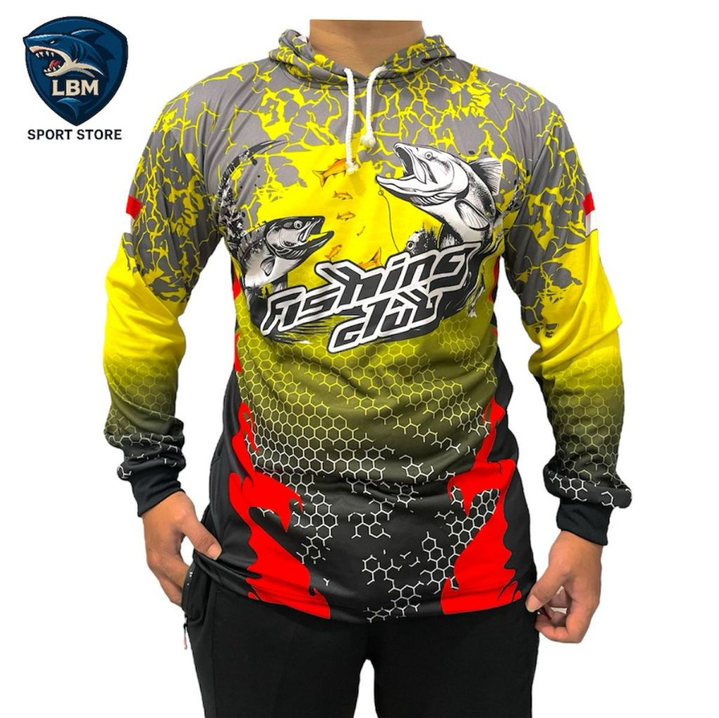 BAJU UDANG JERSEY MANCING UDANG KAOS UDANG LENGAM PANJANG