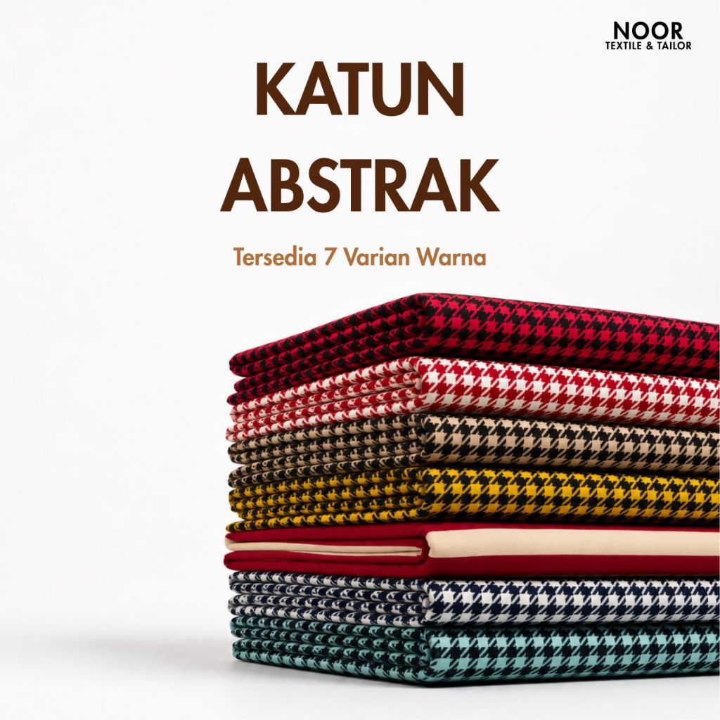Kain Katun Tokai Jepang ABSTRAK | Cotton Poplin | Katun Jepang - Full Color | ABSTRAK |  0.5 Meter
