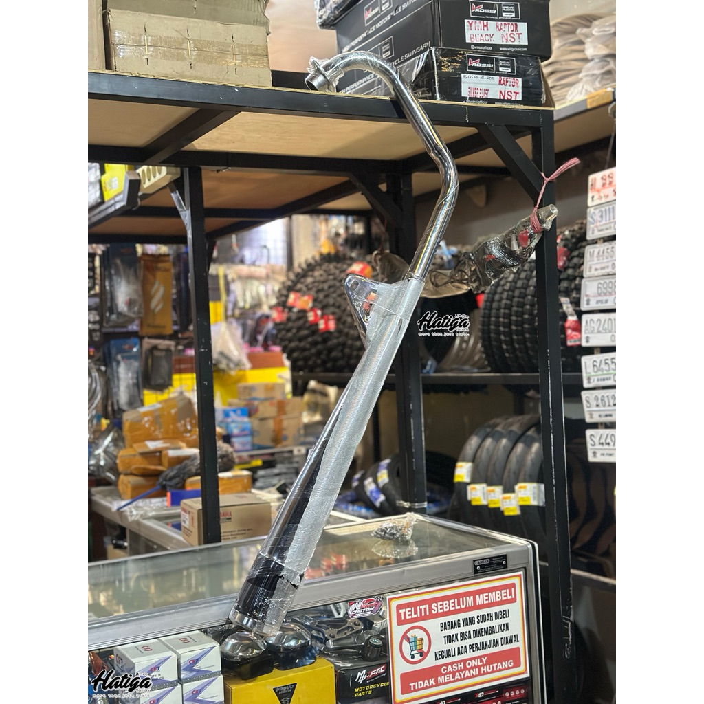KNALPOT KLEPER CORBI CB/GL MUFFLER KNALPOT CORBI KLEPER SUDAH BEDEL PNP MESIN CB GL MP