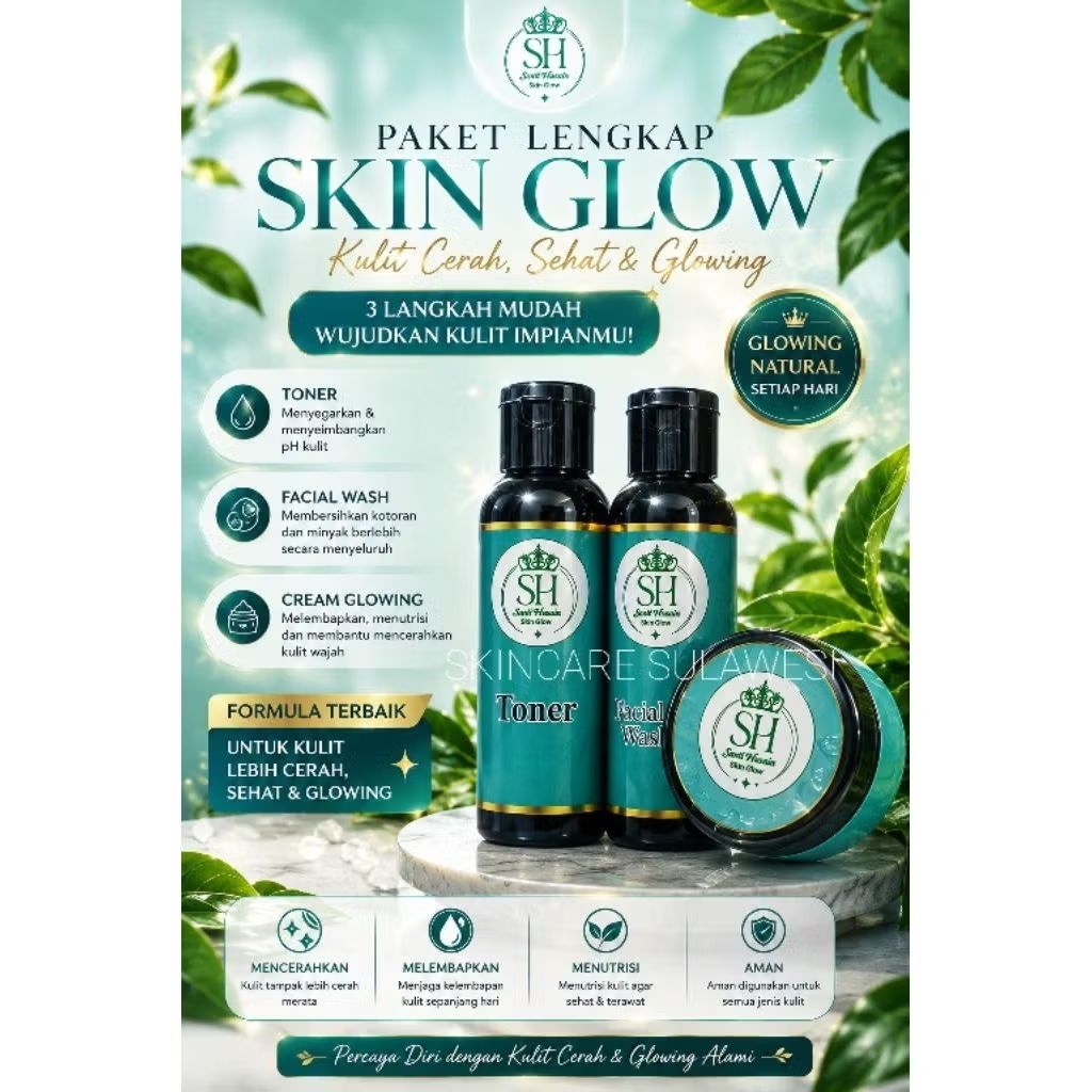 PAKET WAJAH SH SKIN GLOW (CUCO GLOW)