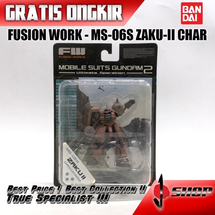 BANDAI FUSION WORK - MS-06S ZAKU-II CHAR