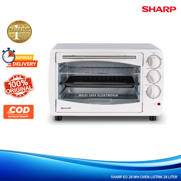 Oven Listrik SHARP EO-28 WH 28 Liter Toast Grill Bake Roast & Convection Libre Series