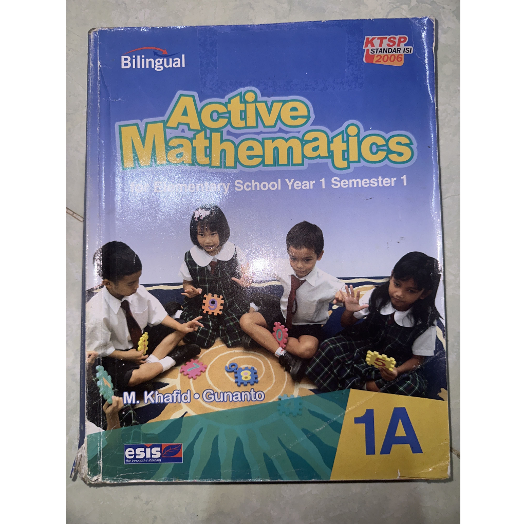PRELOVED BUKU BILINGUAL ACTIVE MATHEMATICS KELAS 1 SEMESTER 1 PENERBIT ESIS (ERLANGGA GROUP)