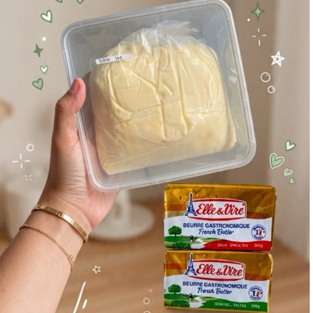 BUTTER ELLE VIRE SALTED / UNSALTED REPACK 1KG