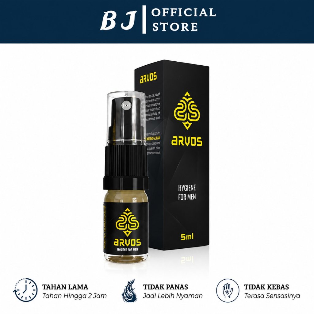 Arvos Spray Minyak Pijat Obat Kuat Pria Tahan