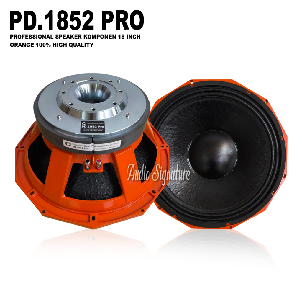 Komponen Speaker 18 Inch PD1852PRO | PD 1852PRO | PD 1852 PRO Orange Double Magnet Original