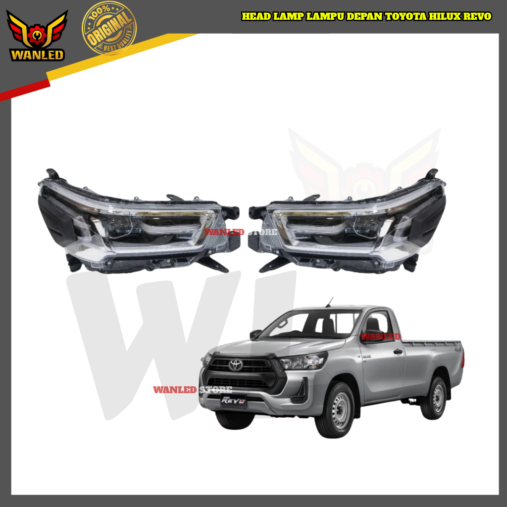 Head lamp Lampu Depan Toyota Hilux Revo