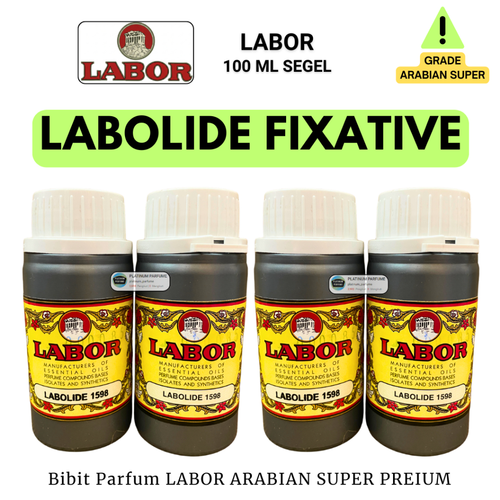 LABOLIDE LABOR 100 ML SEGEL Asli - Fixative Bibit Aroma Parfum