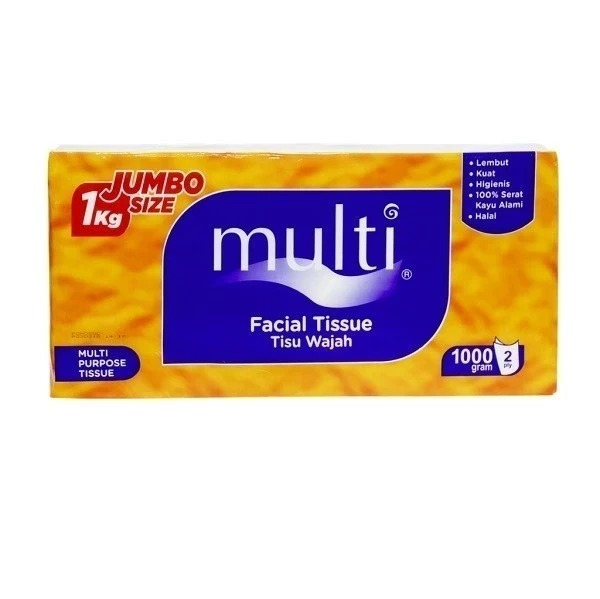 Multi Facial Tissue Tisu Wajah Jumbo Size 1Kg 1000g Multi Purpose Tissue