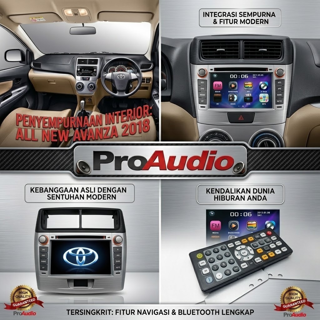 Head unit AVANZA VELOZ 2017 PNP High Quality