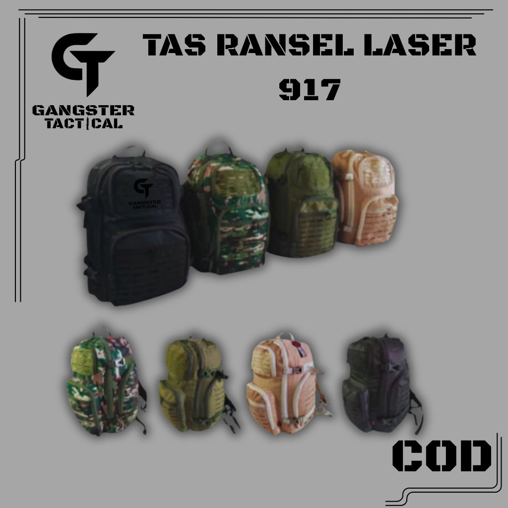 PROMO BARU TAS RANSEL TACTICAL / tas tactical radius laser 917 BISA COD