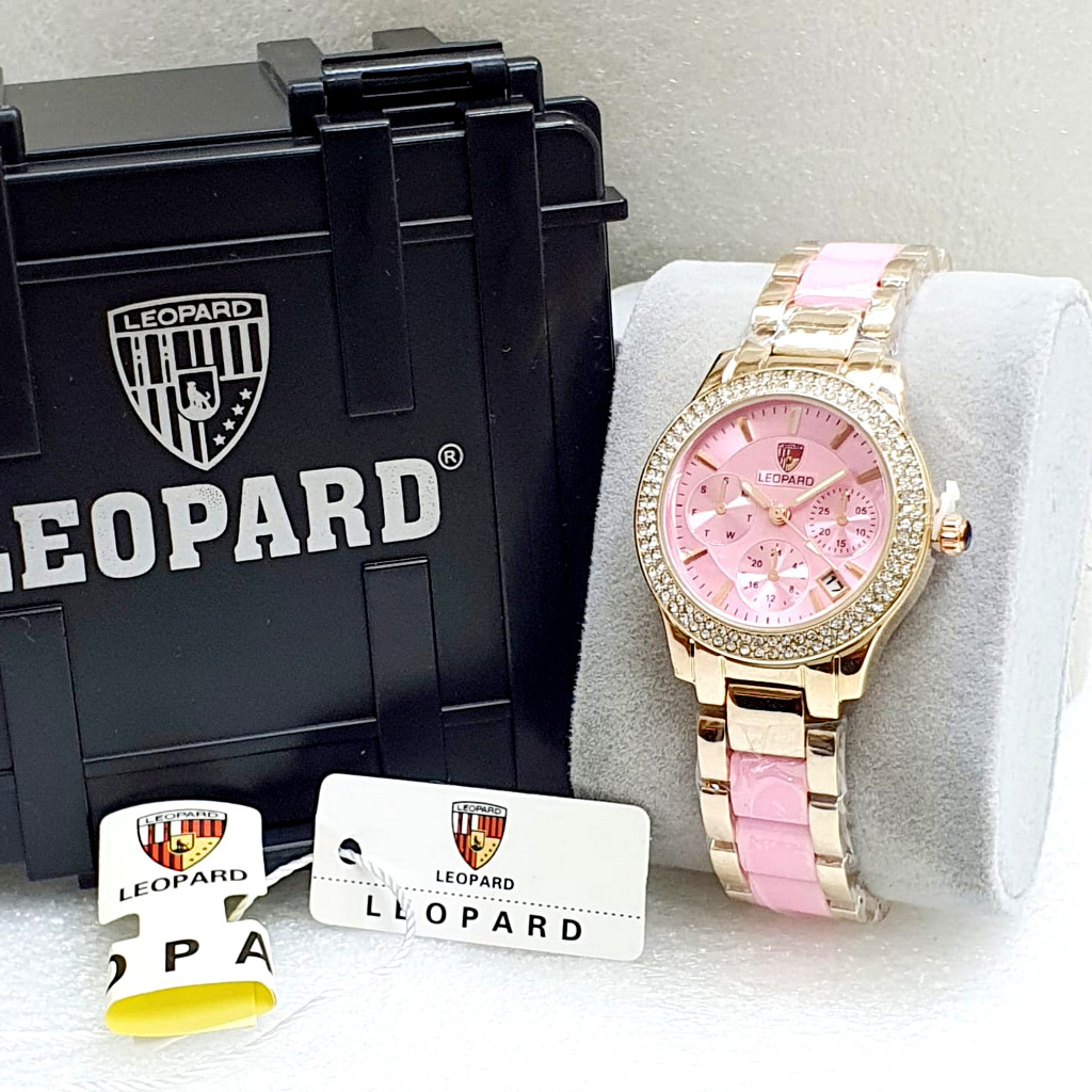 LEOPARD 8104 Jam Tangan Wanita Original Rantai