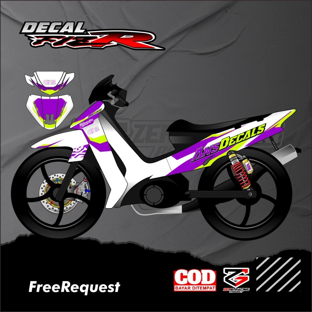 DECAL MOTOR FIZ R STIKER PELINDUNG FIZ R DECAL FULL BODY CUSTOM