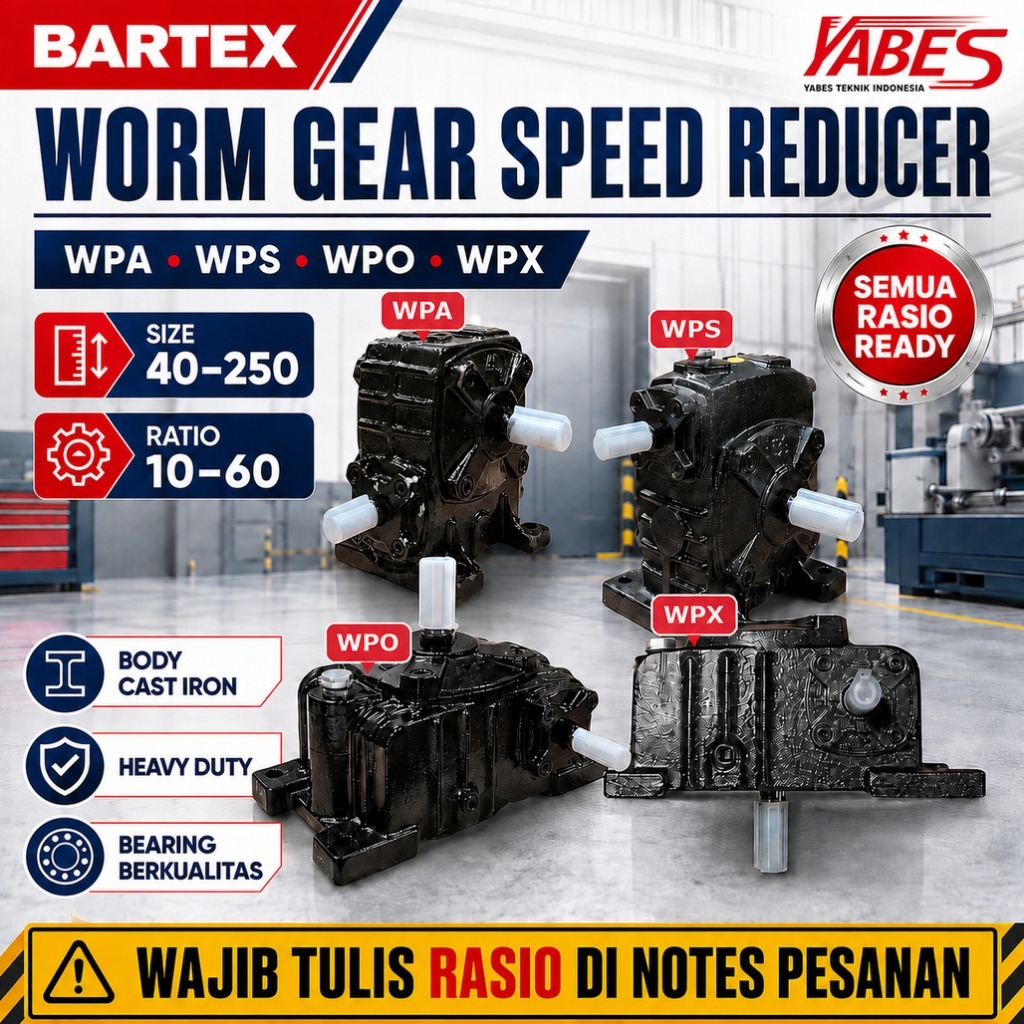 BARTEX Gearbox WPA WPS WPX WPO Size 135 155 175 200 250  Ratio 10-60 Worm Gear Speed Reducer
