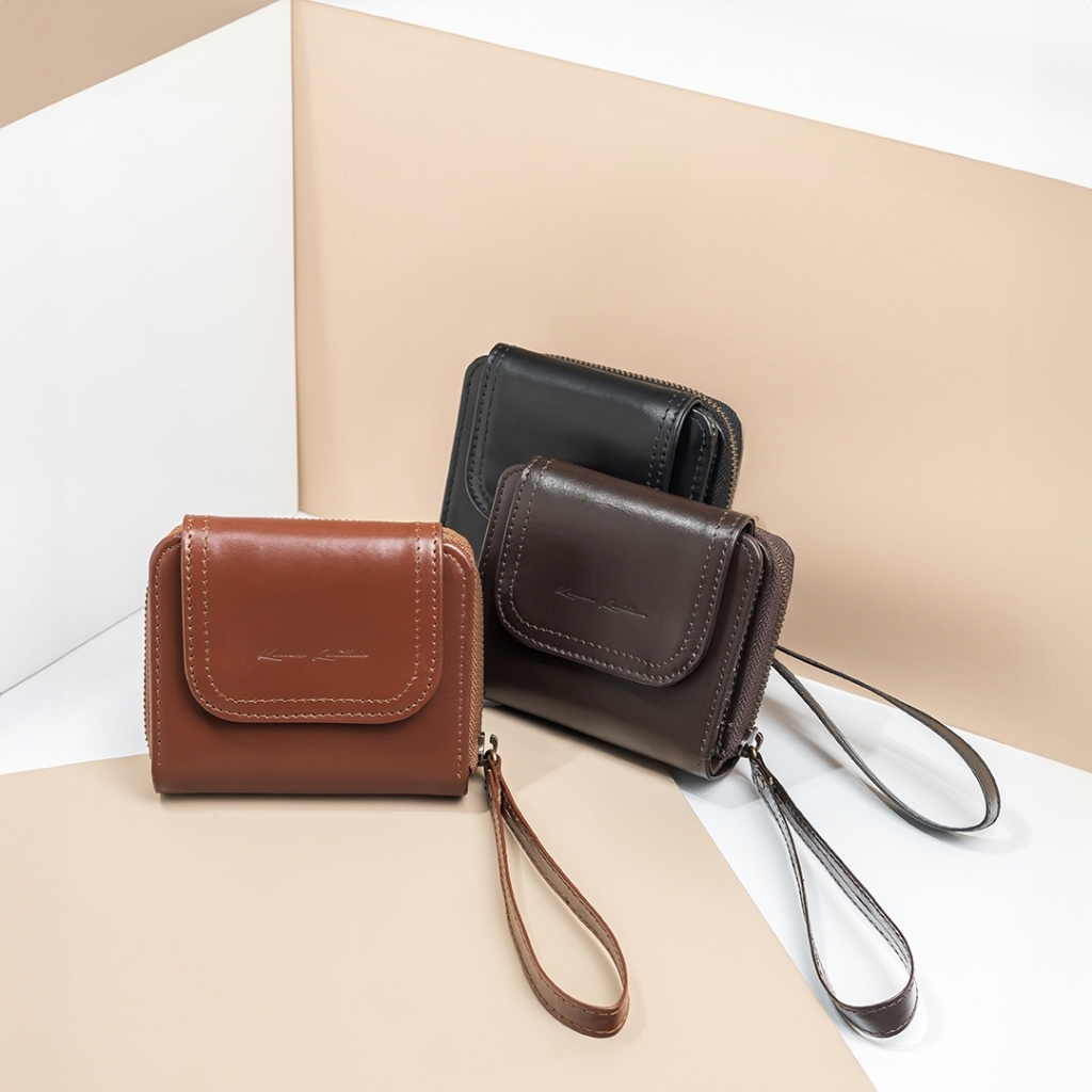 Kenes Leather Dompet Kartu Wanita Kulit Asli BONIA - Free Grafir Nama