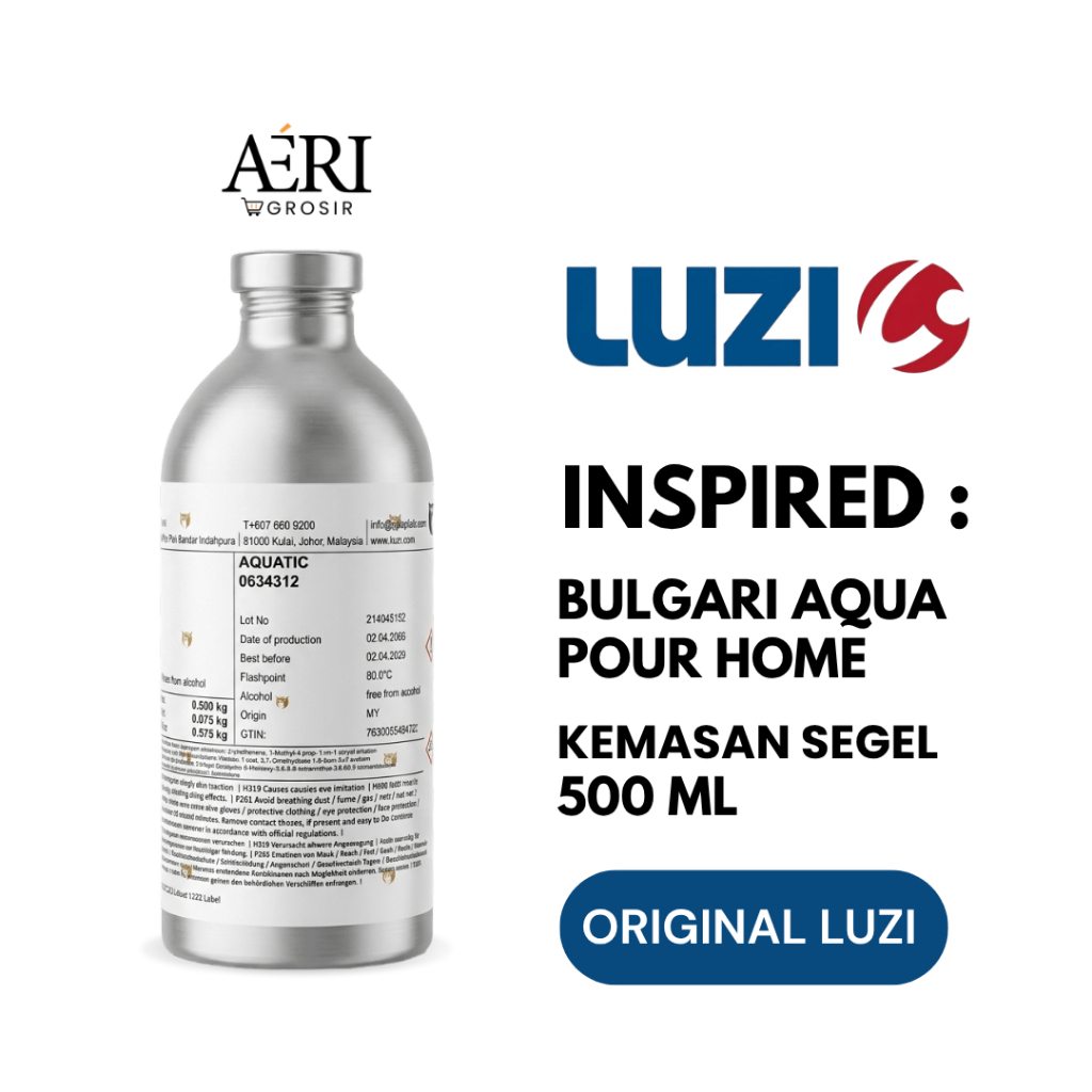 Bibit Parfum Luzi Aquatic 500 Gr - Original Segel Pabrik