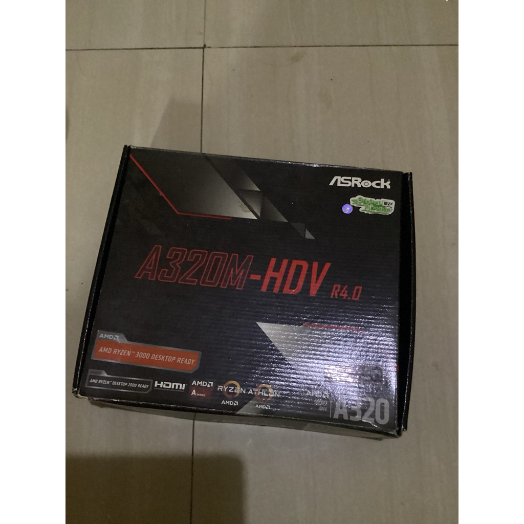 Asrock A320M-HDV DDR4 AM4 Motherboard Ryzen