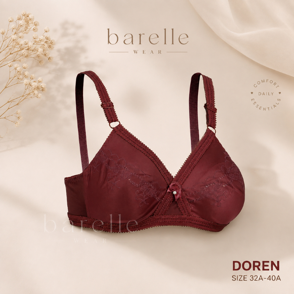 Bra Doren Tanpa Kawat Tanpa Busa - Sapphire Sister Doren - Size 32A-40A