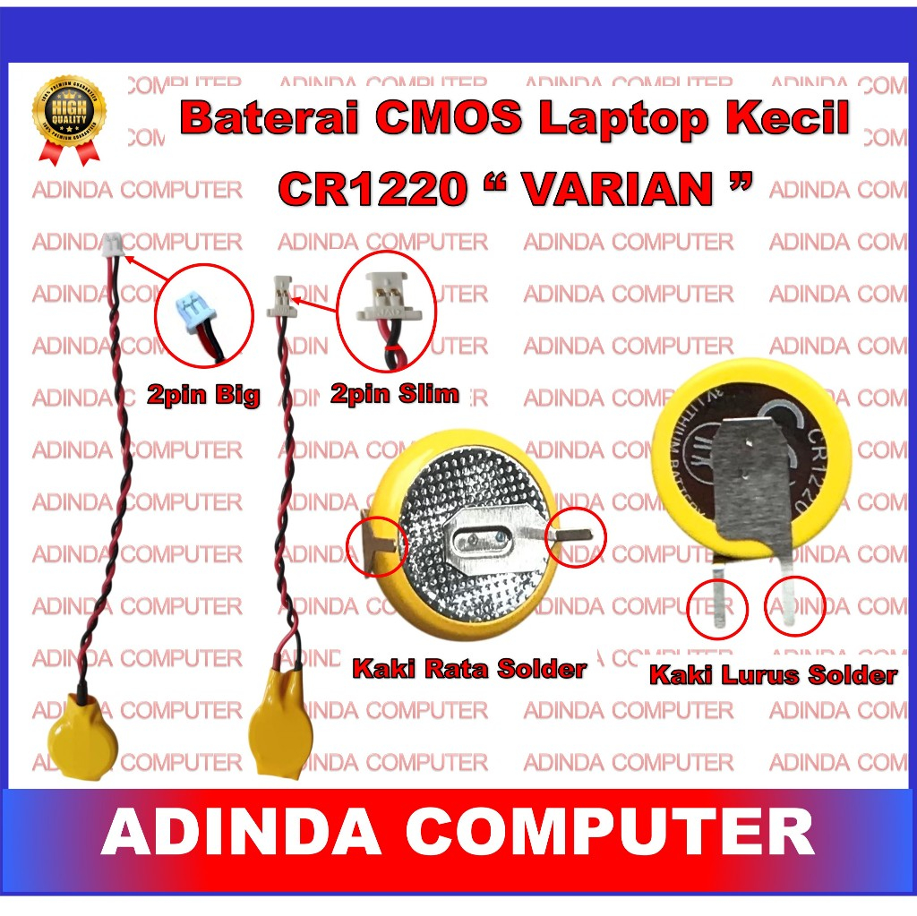 Baterai CMOS Laptop Baterai BIOS Laptop CR2032 CR1220 CR2032 CR2025 CR2016 NI-MH